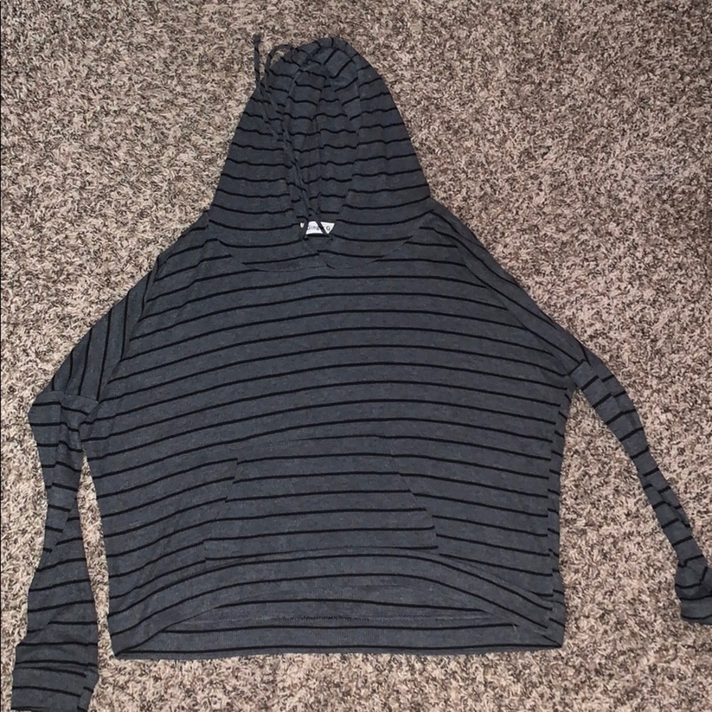 hoddie crop top